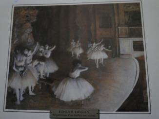Edgar Degas - Repetition d'un ballet sur scène